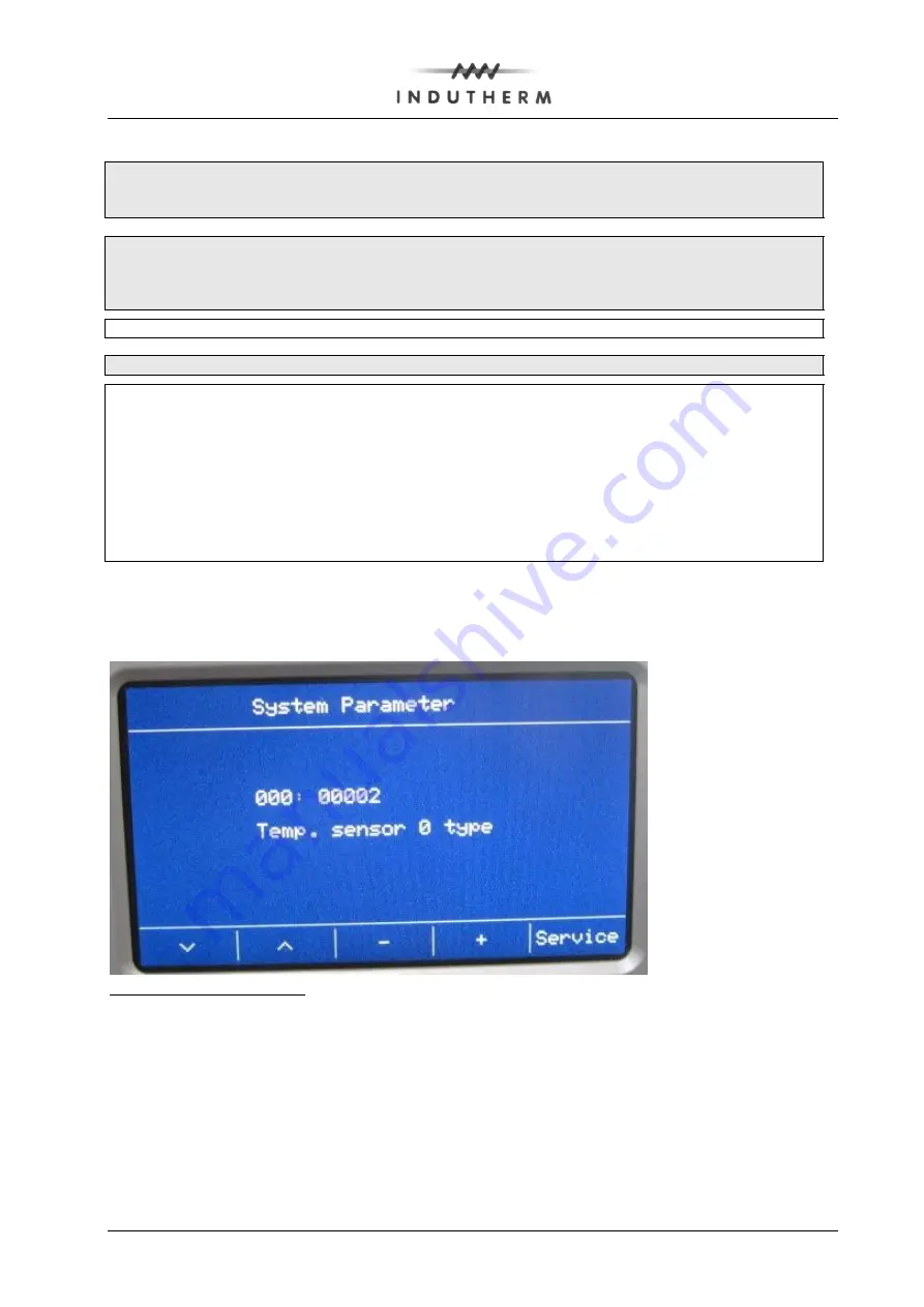 Indutherm VC 400 LCD Instruction Manual Download Page 20