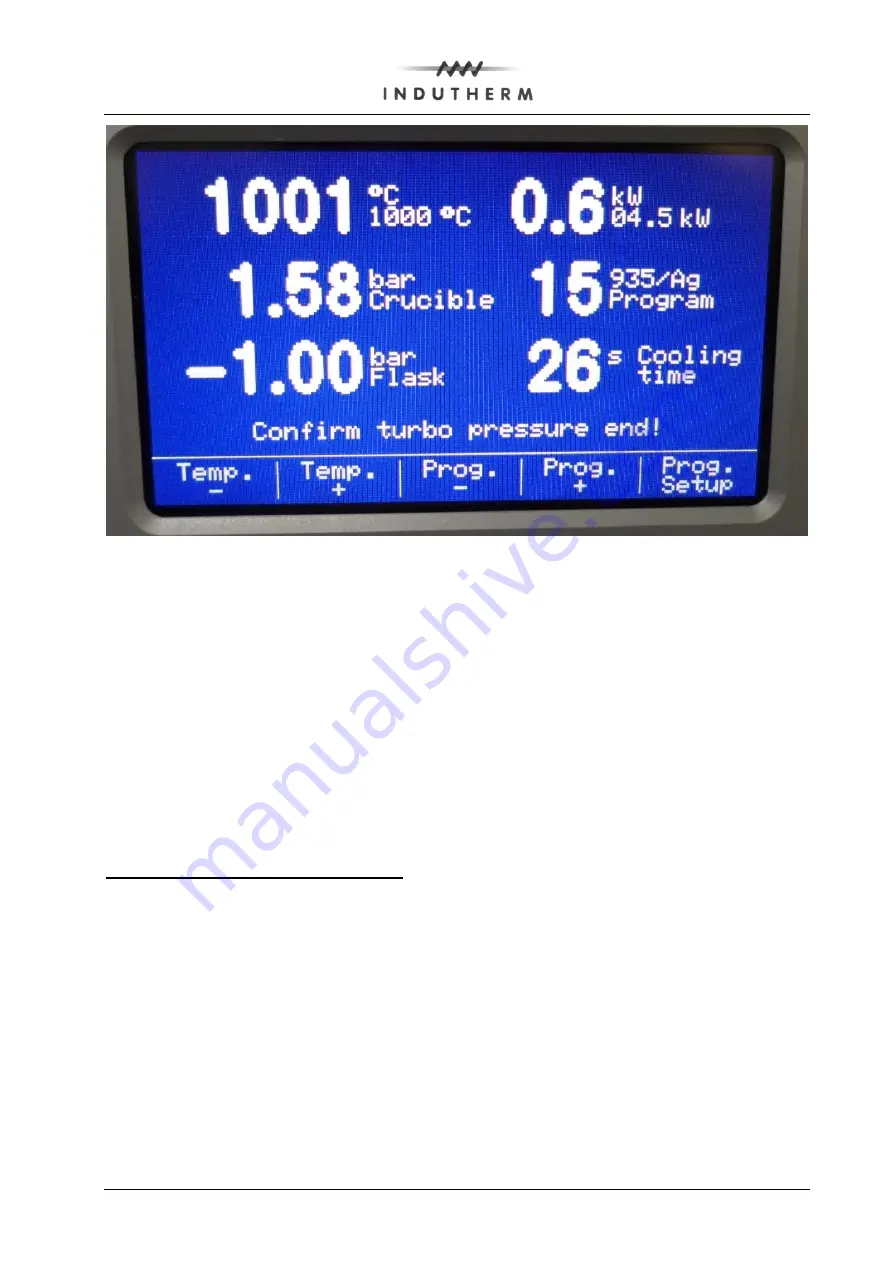 Indutherm VC 400 LCD Instruction Manual Download Page 25