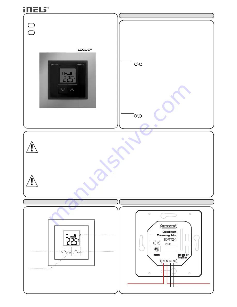 iNels IDRT2-1/G Instruction Manual Download Page 1