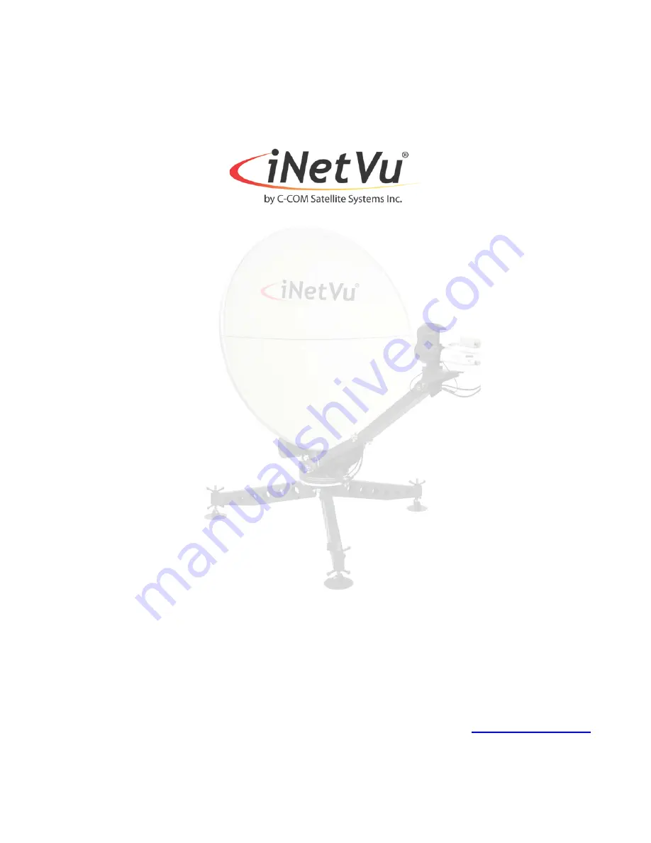 iNetVu 1201 Flyaway Troubleshooting Manual Download Page 1