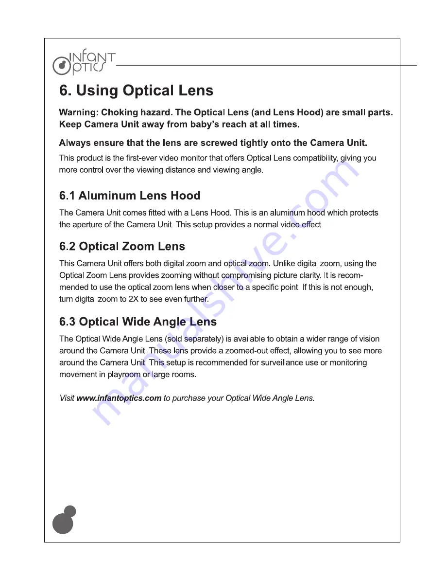 Infant Optics DXR-8 Скачать руководство пользователя страница 15