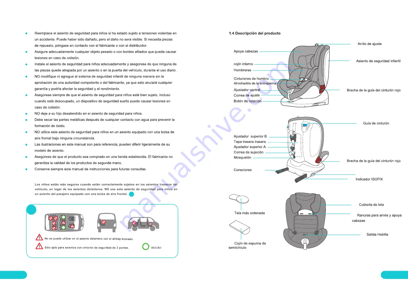 Infanti 012150ILVEZSTA Manual Download Page 5