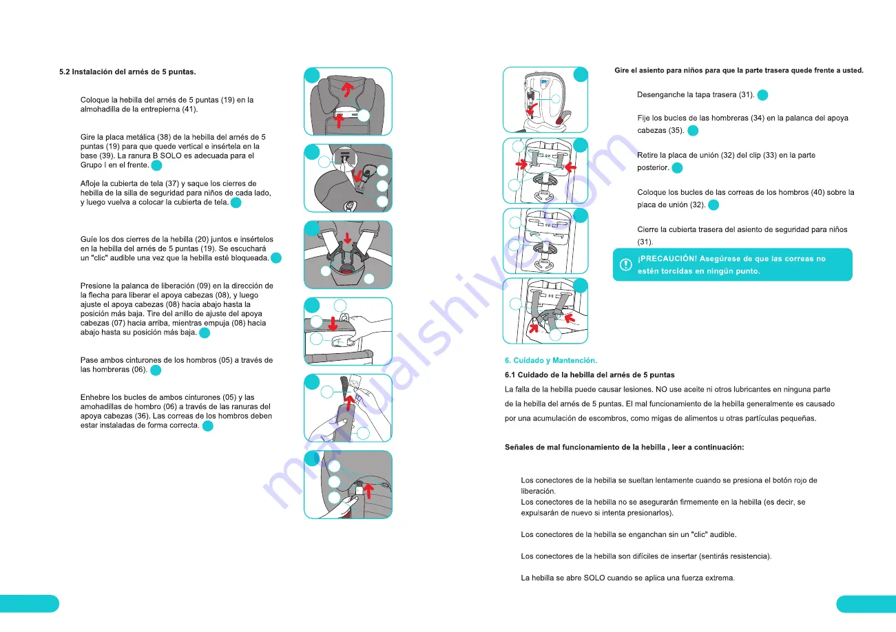 Infanti 012150ILVEZSTA Manual Download Page 14