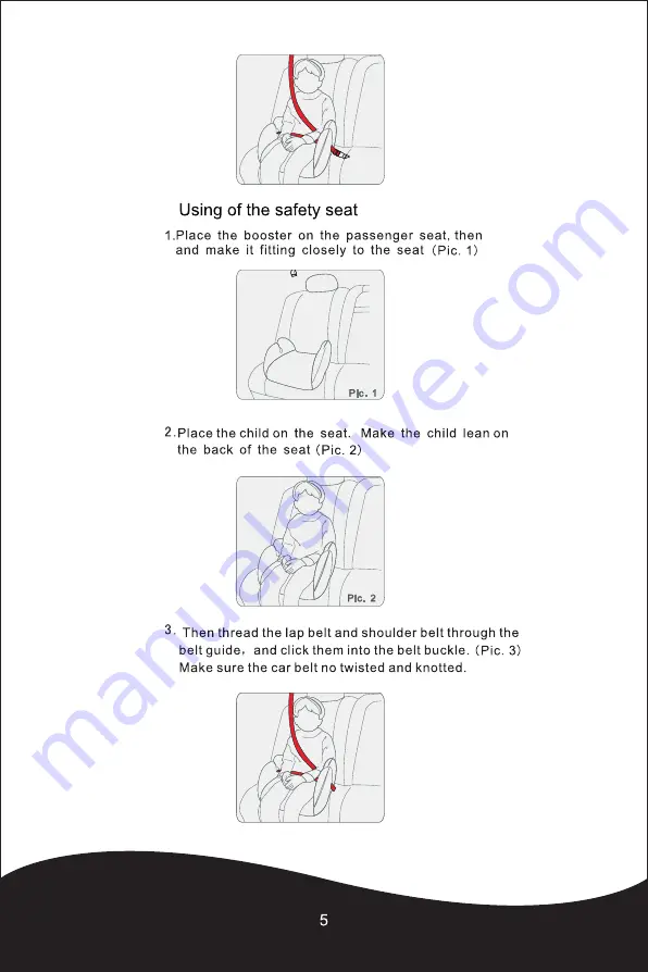 Infanti 012150V6CGBGRA Instructions For Use Manual Download Page 6