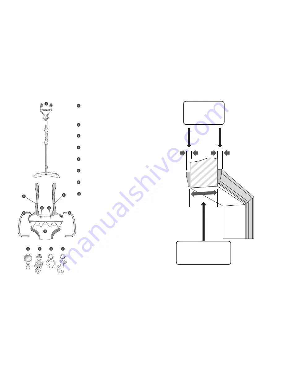 Infantino up, up & away deluxe doorway jumper Скачать руководство пользователя страница 4
