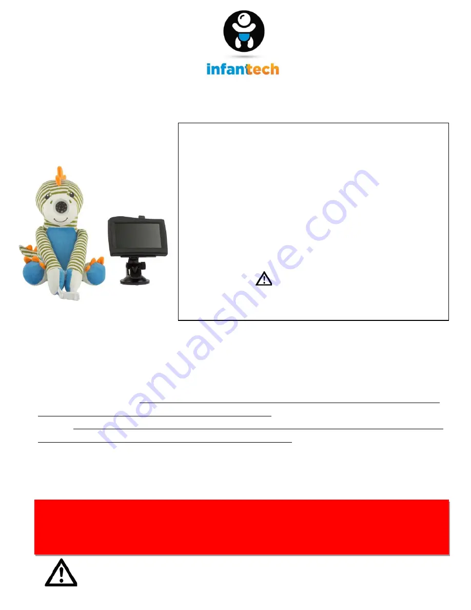 Infanttech 1000-SG ALWAYS IN VIEW Instruction Manual Download Page 20