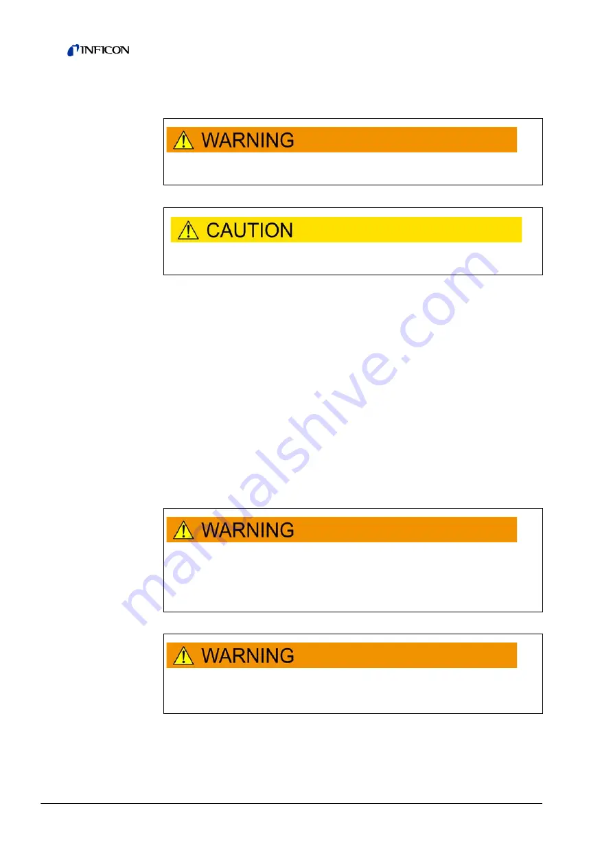 Inficon Protec P3000 Translation Of The Original Operating Manual Download Page 6