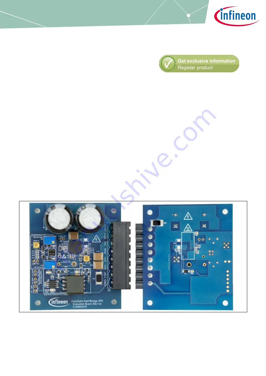 Infineon CoolGaN IGI60F1414A1L Manual Download Page 1