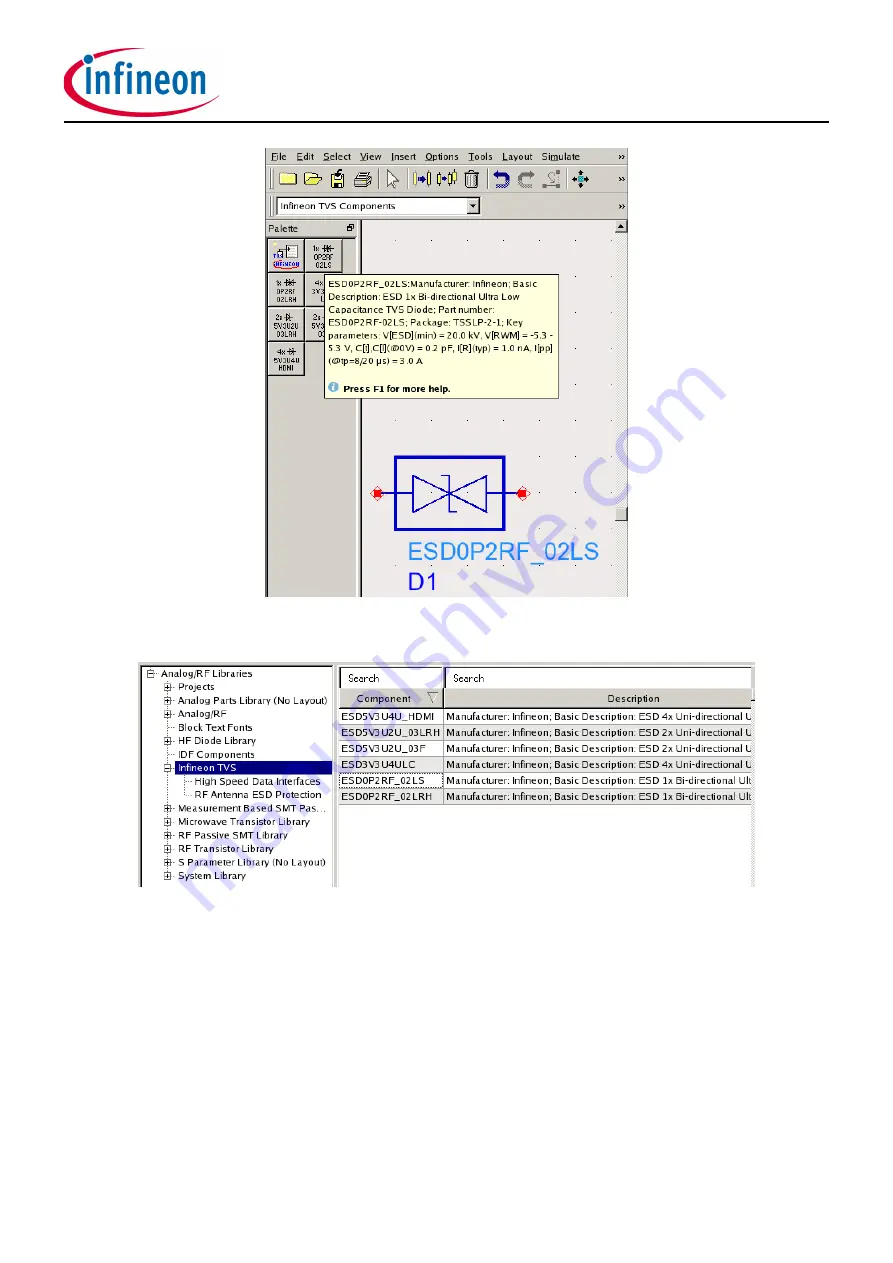 Infineon ESD0P2RF-02LS Скачать руководство пользователя страница 7