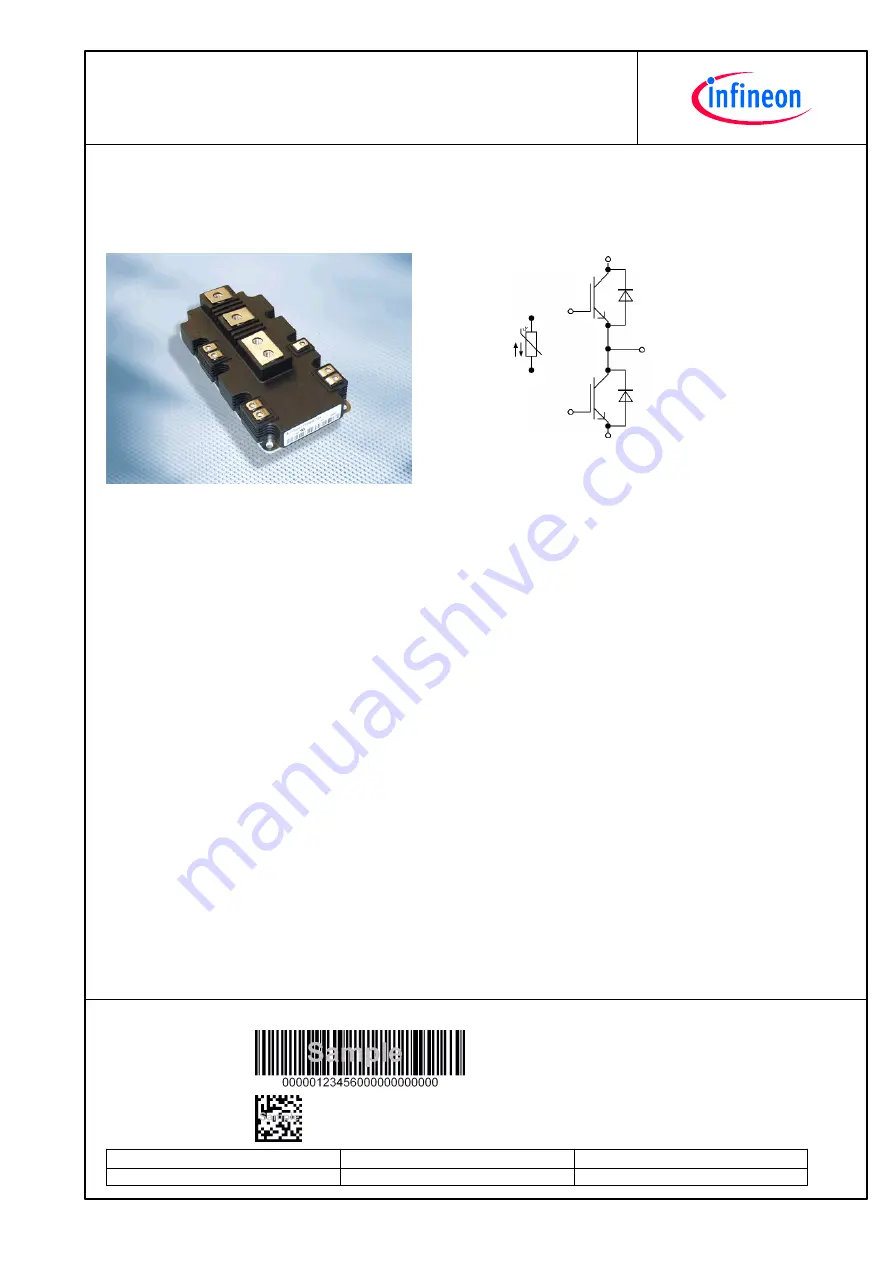 Infineon FF900R12IE4 Technical Information Download Page 1