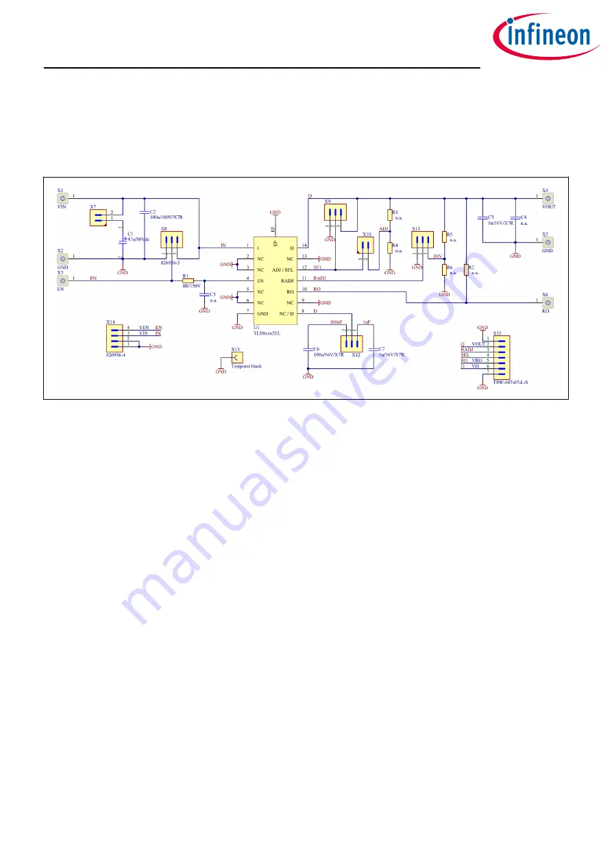 Infineon OPTIREG TLS820D2ELVSE Manual Download Page 12