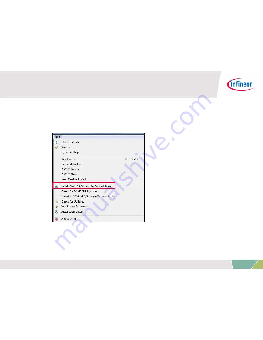 Infineon XMC LED Current Control Explorer Kit Скачать руководство пользователя страница 17