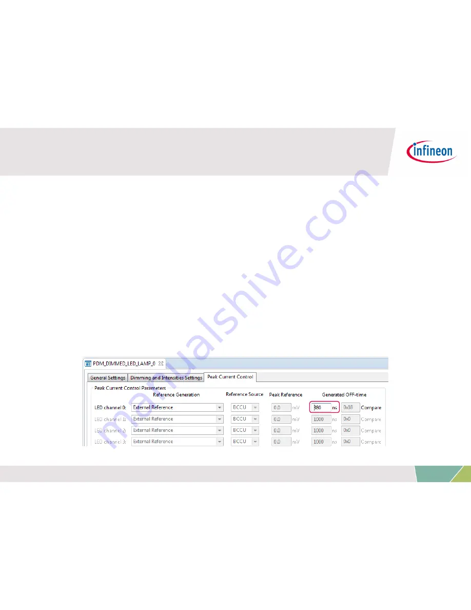 Infineon XMC LED Current Control Explorer Kit Getting Started Download Page 39