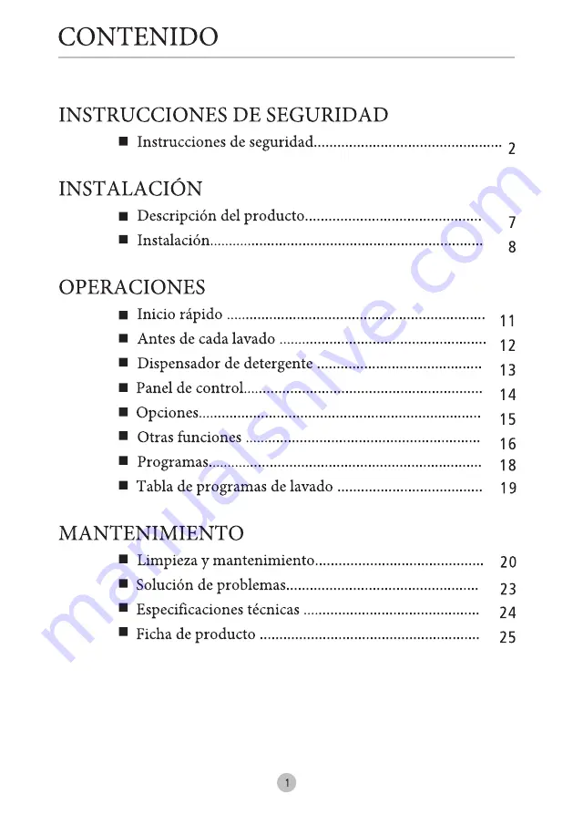 Infiniton 8436546196907 Owner'S Manual Download Page 2