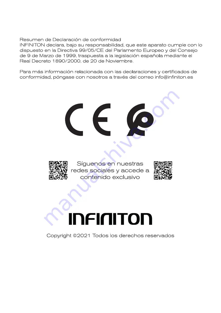 Infiniton 8445639000465 Скачать руководство пользователя страница 95