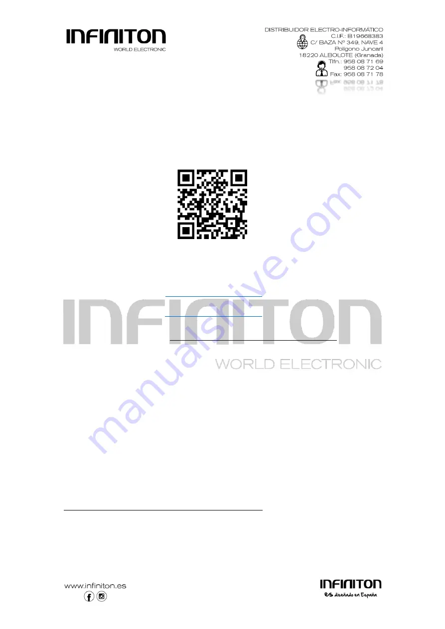 Infiniton 8445639000632 User Manual Download Page 28