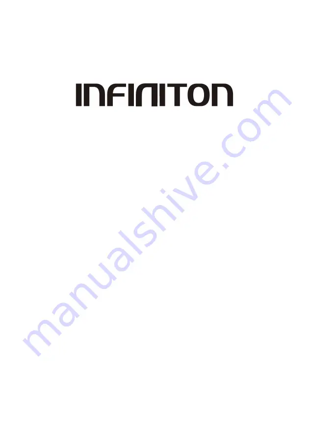 Infiniton 8445639001264 User Manual Download Page 1