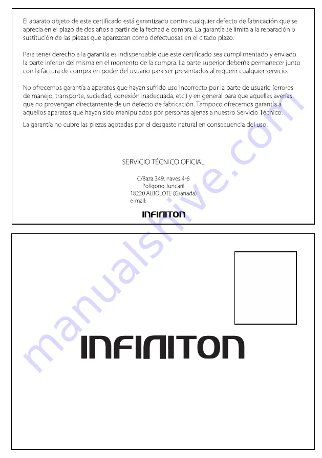 Infiniton CMPE-61B Скачать руководство пользователя страница 35