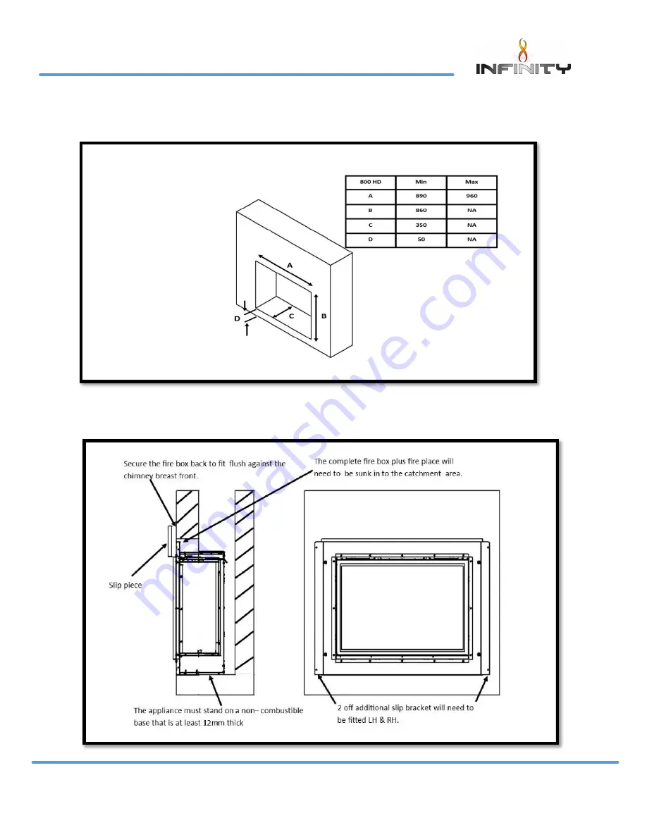 Infinity 800 HD UBL Instruction For User, Installation & Servicing Download Page 28