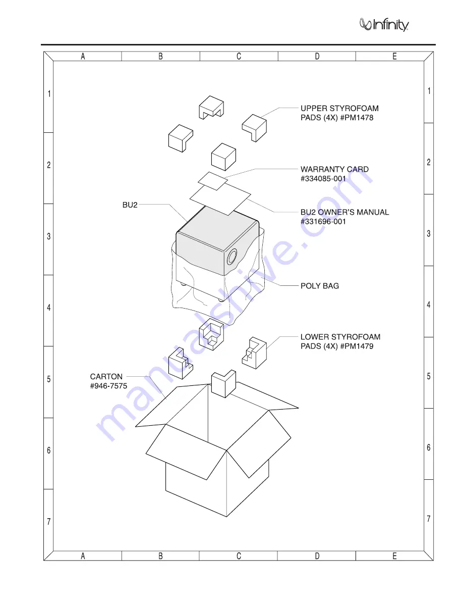 Infinity BU-2 Technical Manual Download Page 11