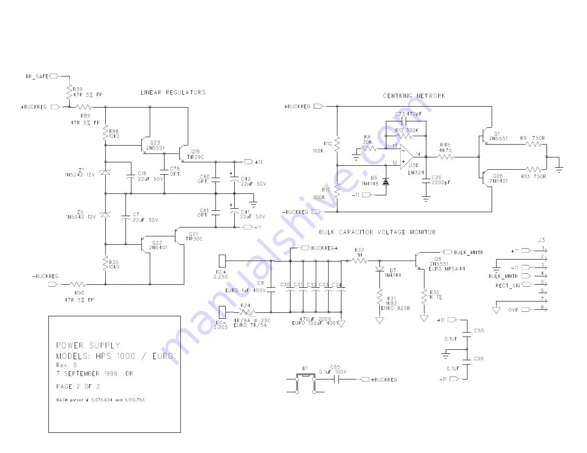 Infinity HPS-1000 Preliminary Service Manual Download Page 20