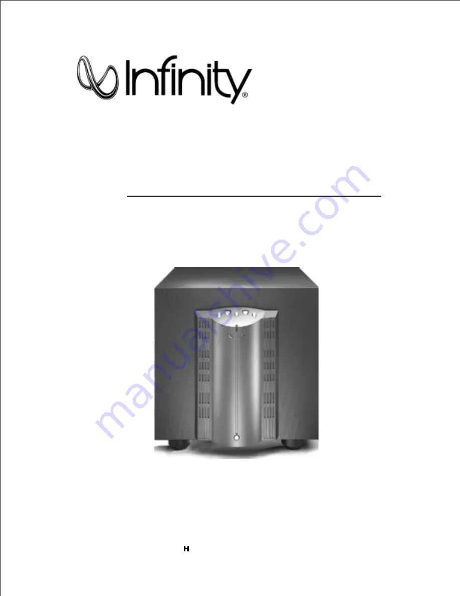 Infinity HPS-500 Technical Manual Download Page 1