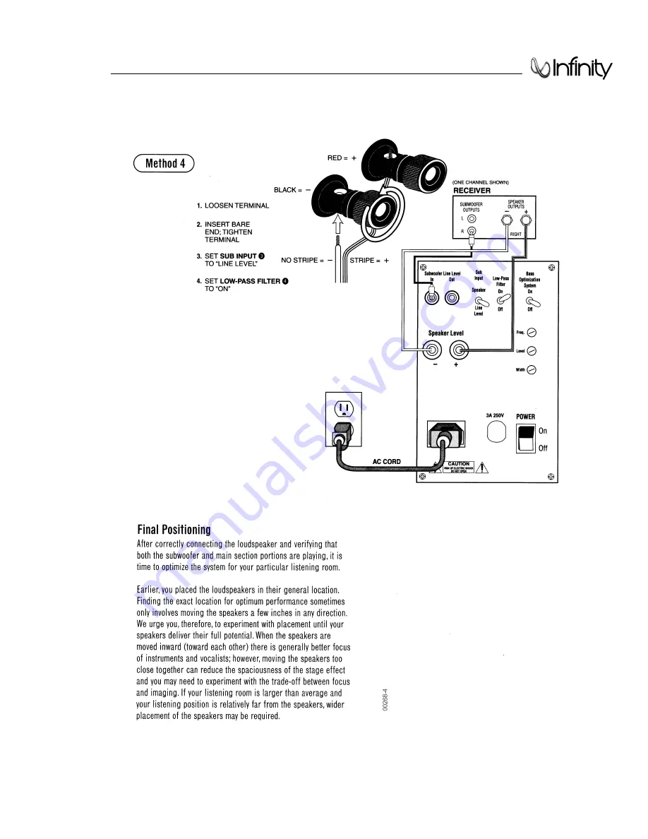 Infinity IL50 L/R Service Manual Download Page 9