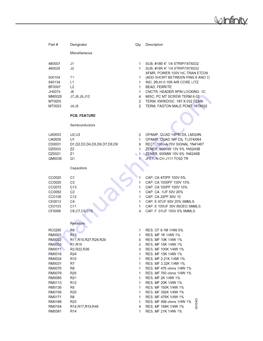 Infinity INTERMEZZO 2.6 Скачать руководство пользователя страница 21