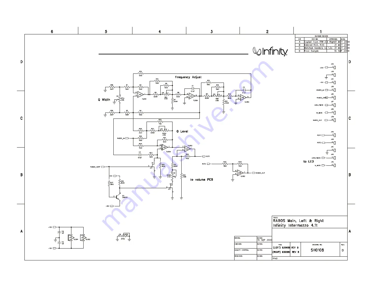 Infinity Intermezzo 4.1t Service Manual Download Page 40