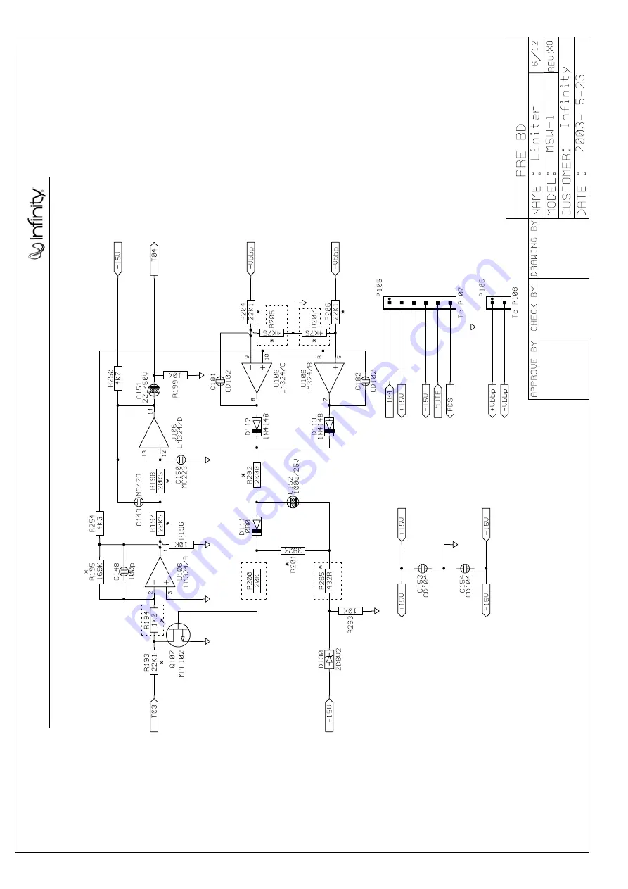 Infinity MSW-II Service Manual Download Page 24