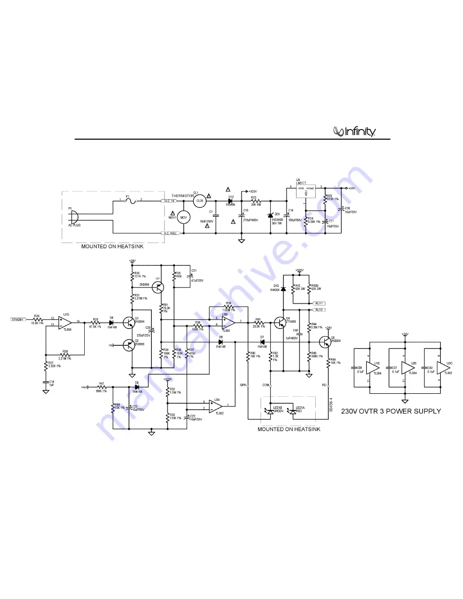 Infinity Overture 3 Compositions Series Service Manual Download Page 34