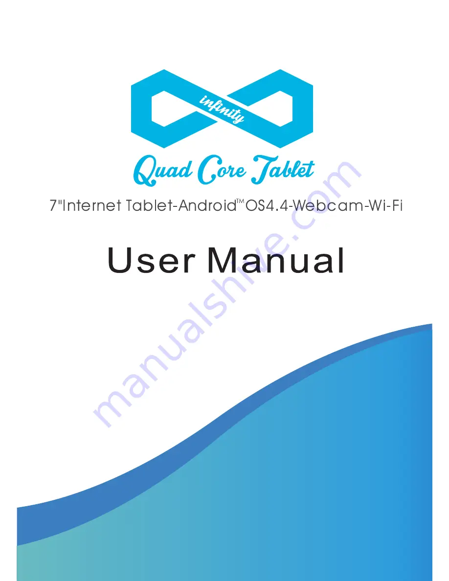 Infinity Quad Core Tablet User Manual Download Page 1