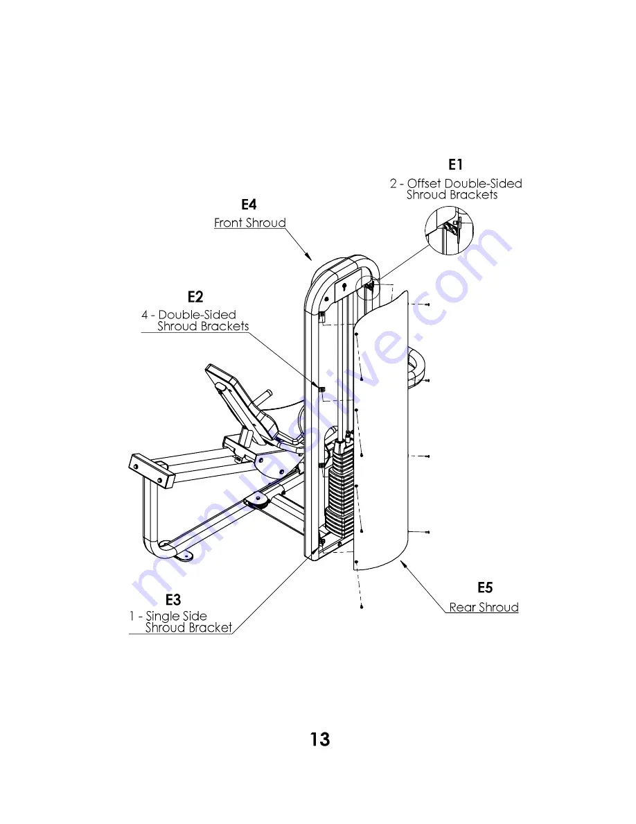 Inflight Fitness CT-ILPC Assembly Instructions Manual Download Page 14