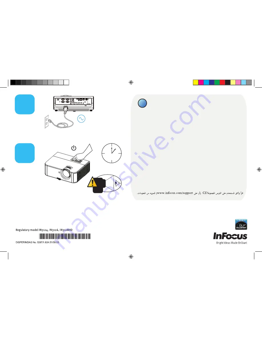 InFocus IN3124 Скачать руководство пользователя страница 2