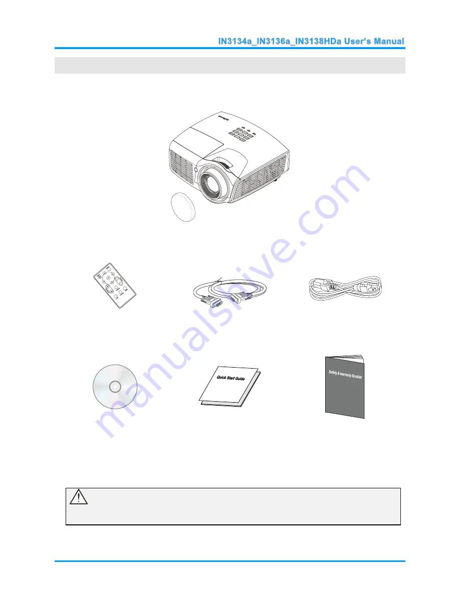 InFocus IN3134a Скачать руководство пользователя страница 8