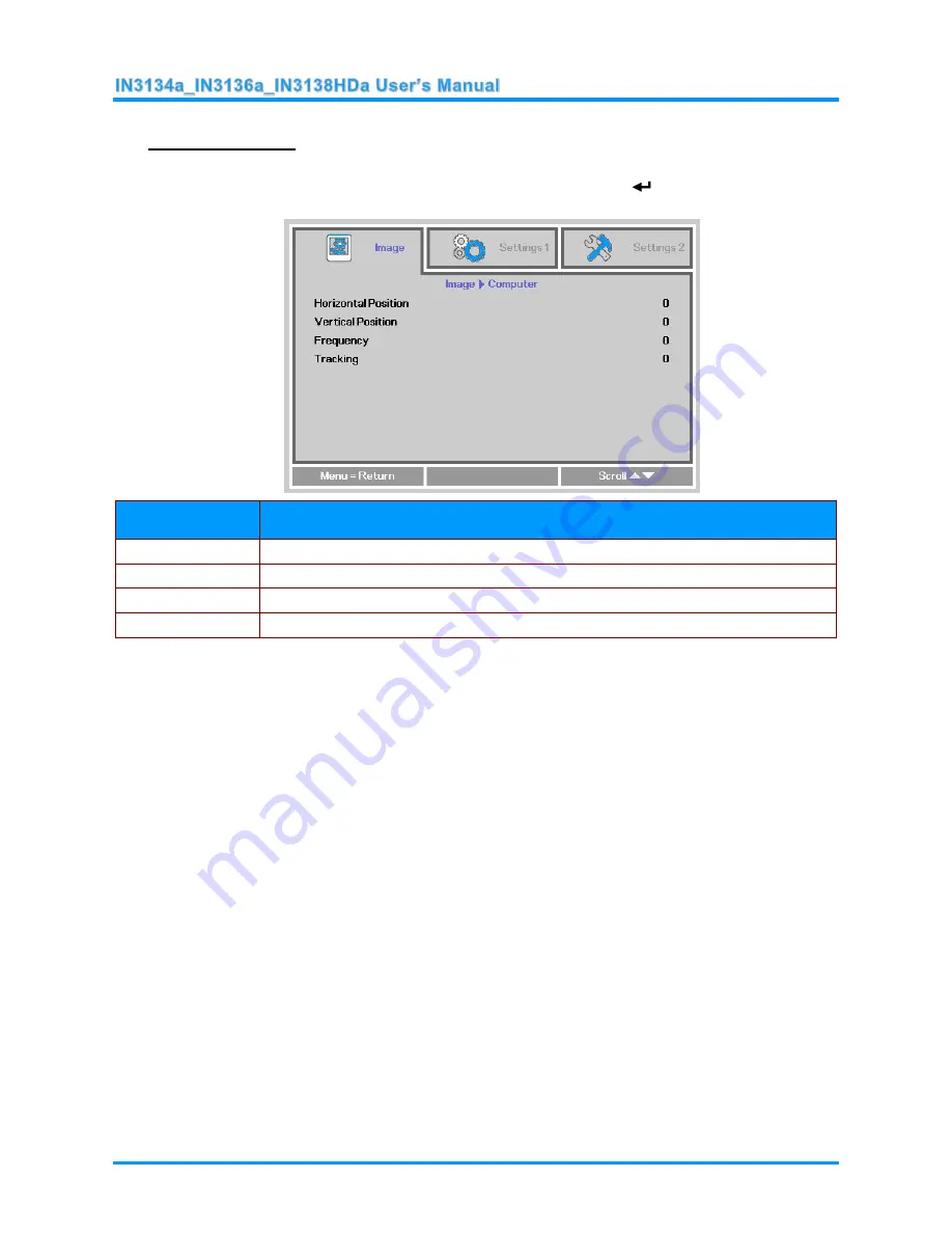 InFocus IN3134a Скачать руководство пользователя страница 29