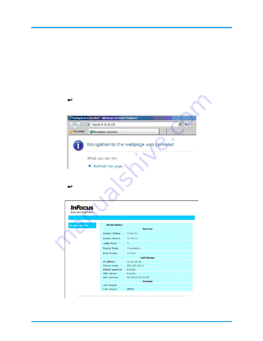 InFocus in3138hd User Manual Download Page 42