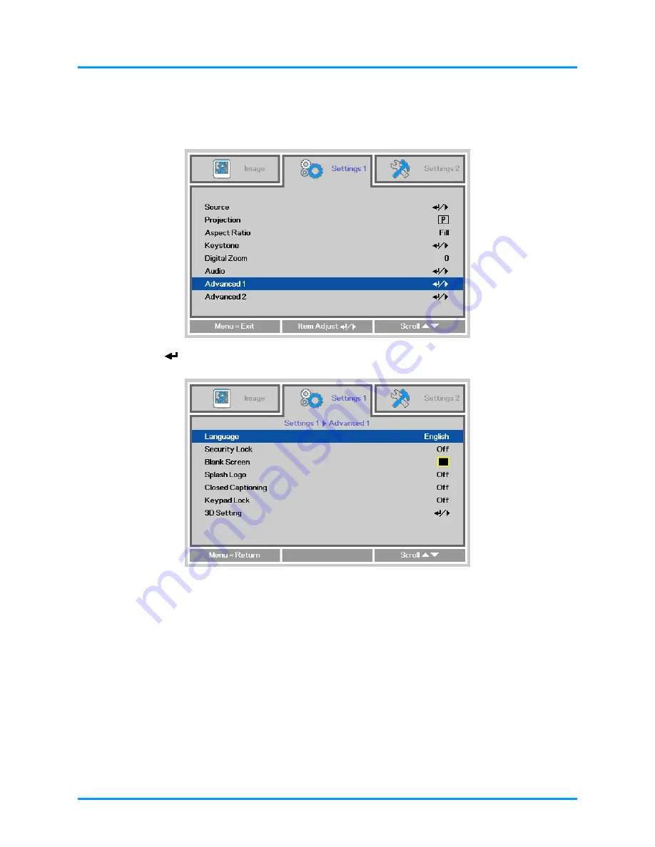 InFocus IN3144 Скачать руководство пользователя страница 25