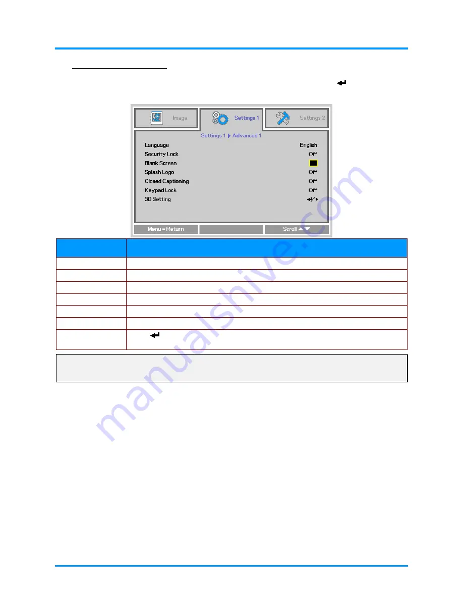 InFocus IN3144 Скачать руководство пользователя страница 36