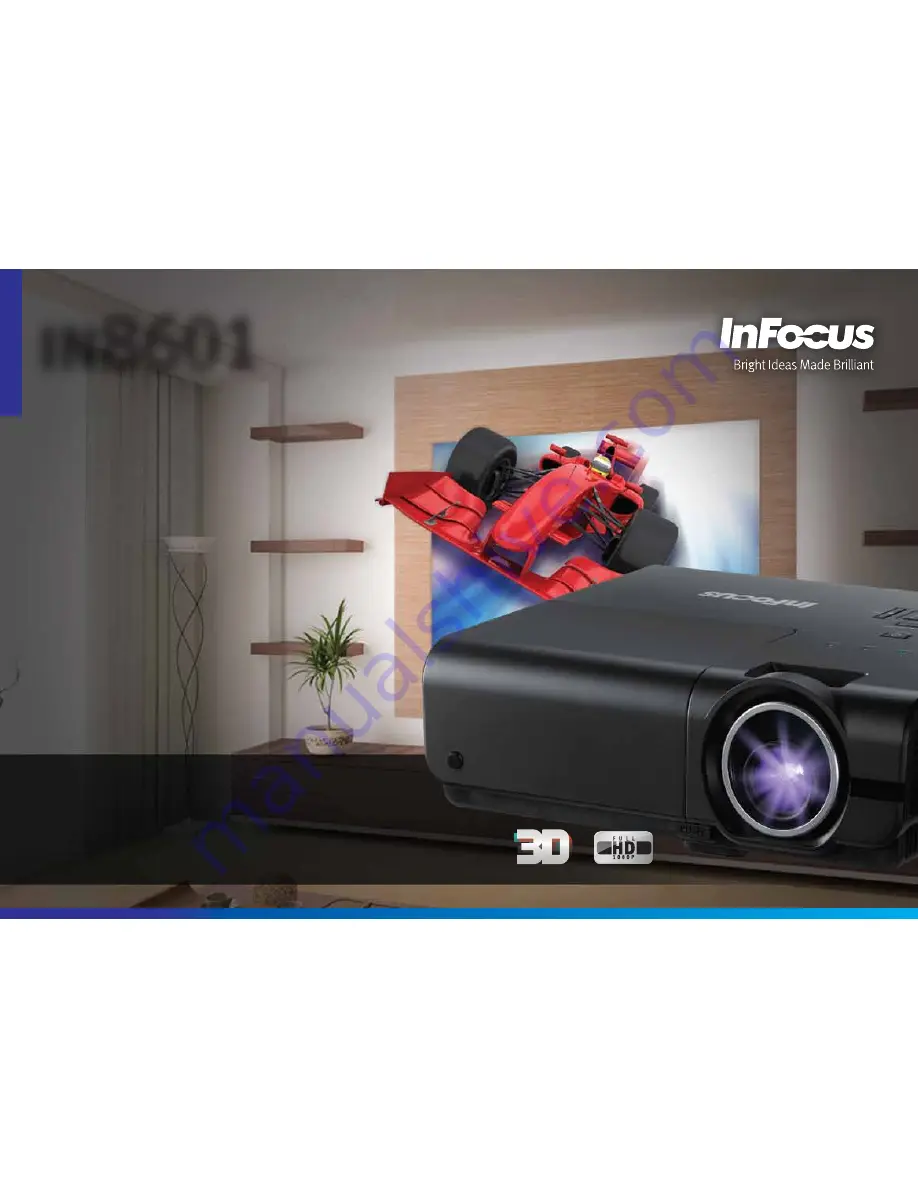 InFocus in8601 Скачать руководство пользователя страница 1