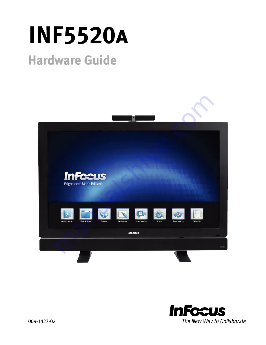 InFocus INF5520A Hardware Manual Download Page 1