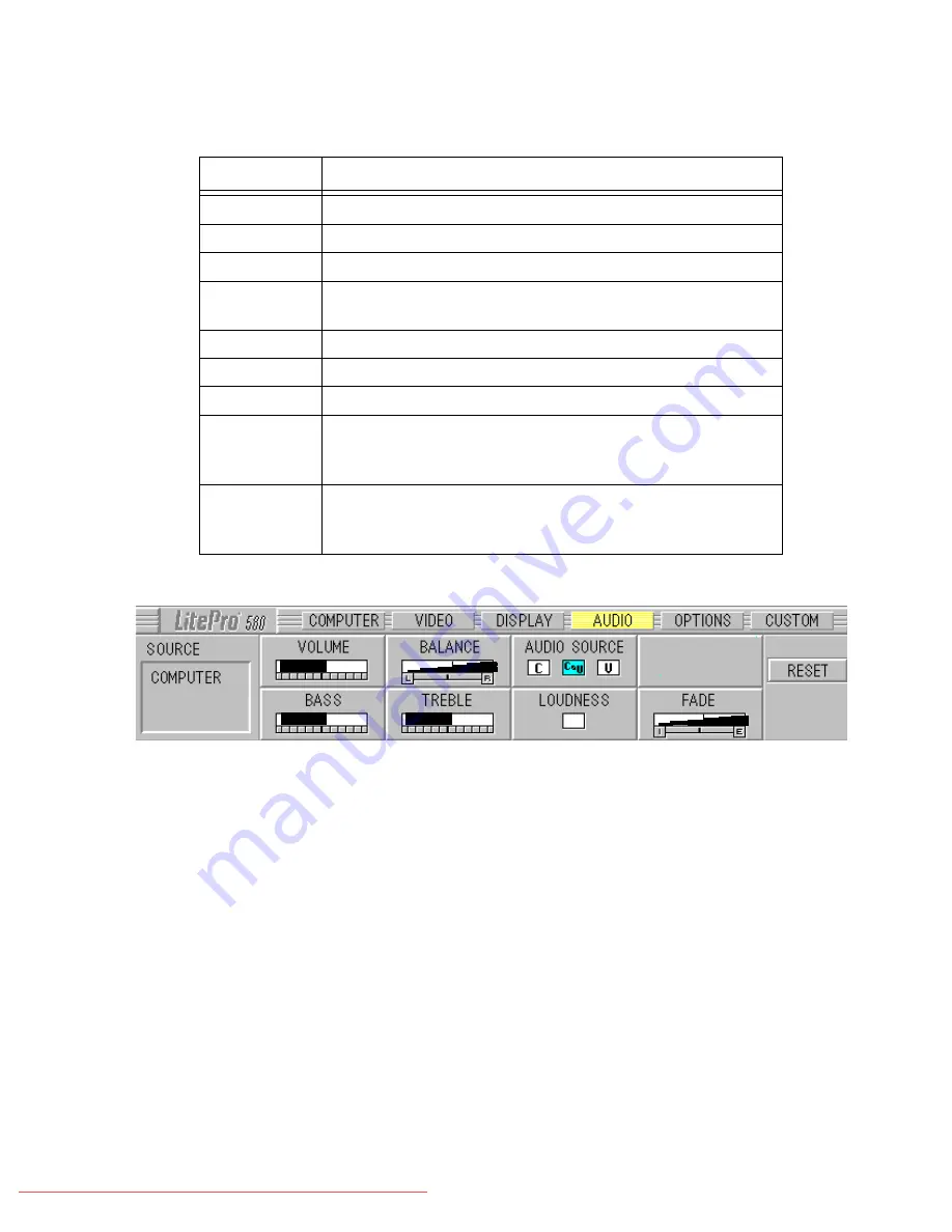 InFocus LitePro 580 Manual Download Page 33