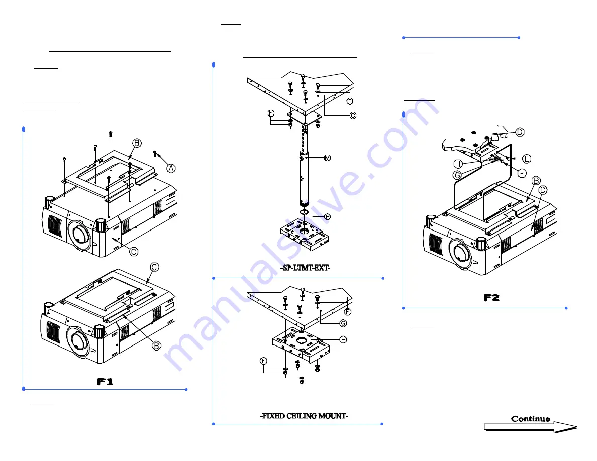 InFocus SP-CEIL-003 Скачать руководство пользователя страница 1