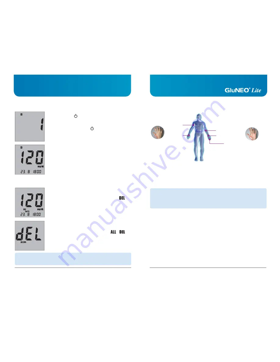 Infopia GluNEO Lite Instructions For Use Manual Download Page 16