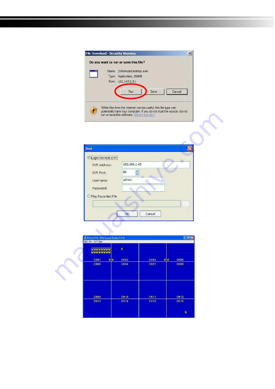 inforce 4ch h.264 dvr User Manual Download Page 41