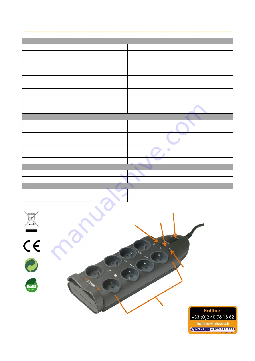 INFOSEC UPS SYSTEM 61272N1 User Manual Download Page 4