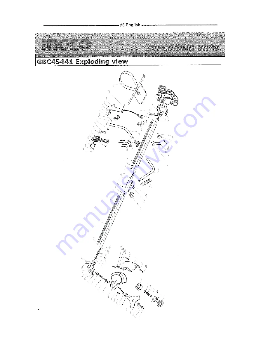 Ingco GBC45441 Скачать руководство пользователя страница 26