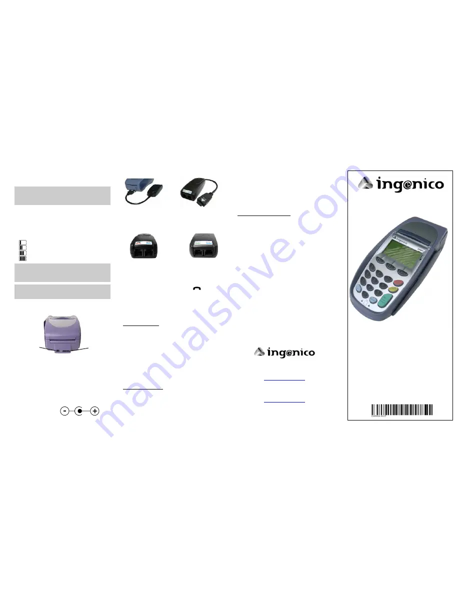 Ingenico i7910+ Installation Manual Download Page 1