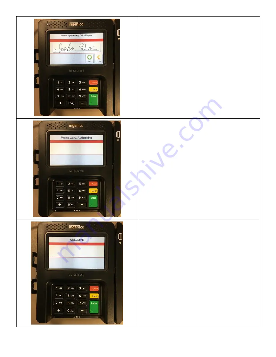 Ingenico iSC Touch 250 Manual Download Page 33