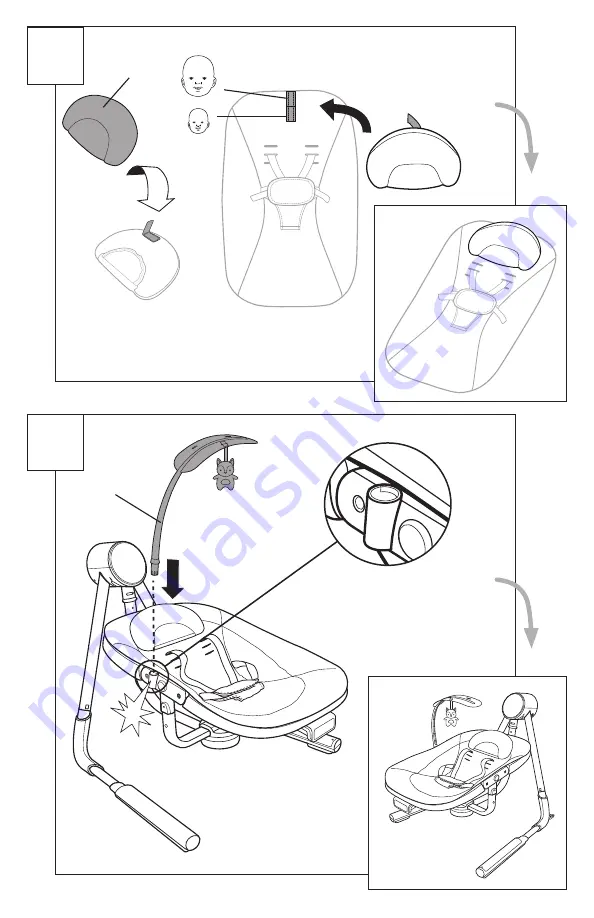 ingenuity AnyWay Sway PowerAdapt Dual-Direction Swing Manual Download Page 21